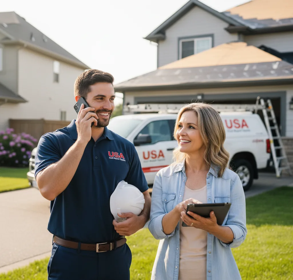 USA Roof Repair Experts customer support in Endicott